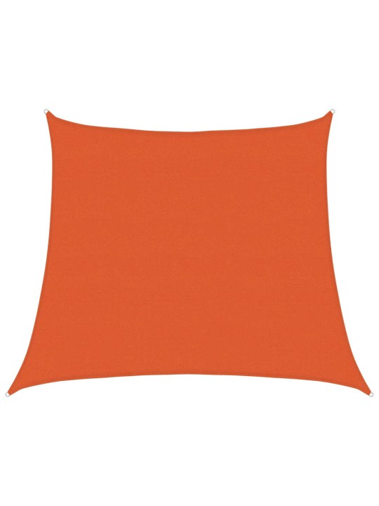 Stínicí plachta 160 g/m² lichoběžník oranžová 4/5 x 4 m hdpe