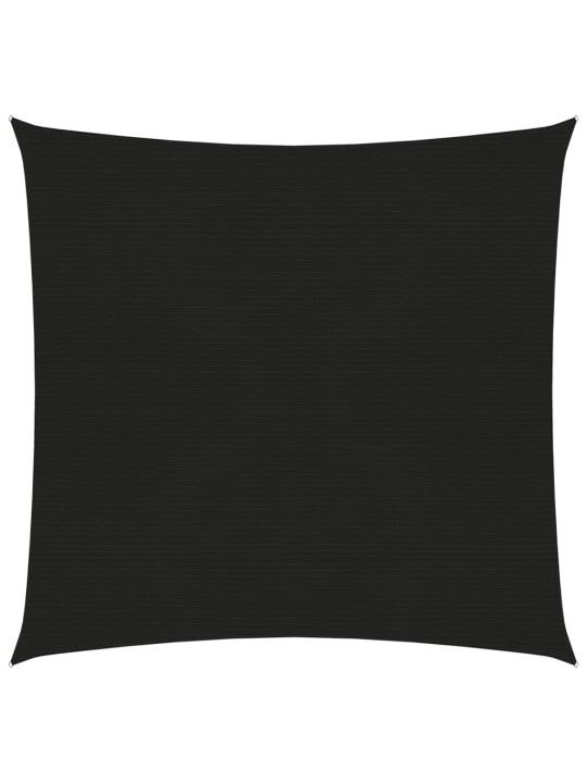 Stínící plachta 160 g/m² černá 2,5 x 2,5 m HDPE