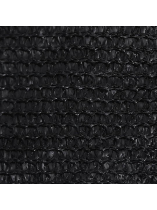 Stínící plachta 160 g/m² černá 2,5 x 2,5 m HDPE