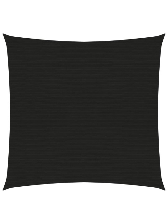 Stínící plachta 160 g/m² černá 3,6 x 3,6 m HDPE