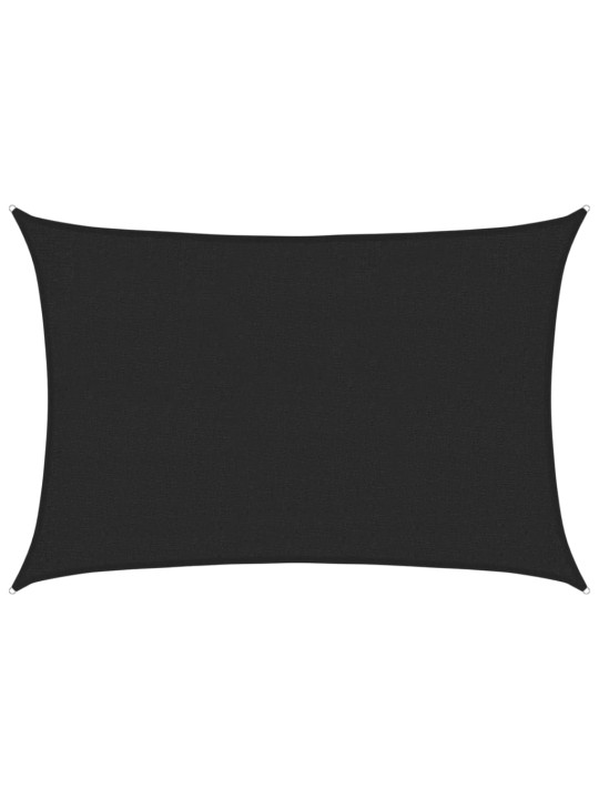 Stínící plachta 160 g/m² černá 2 x 2,5 m HDPE