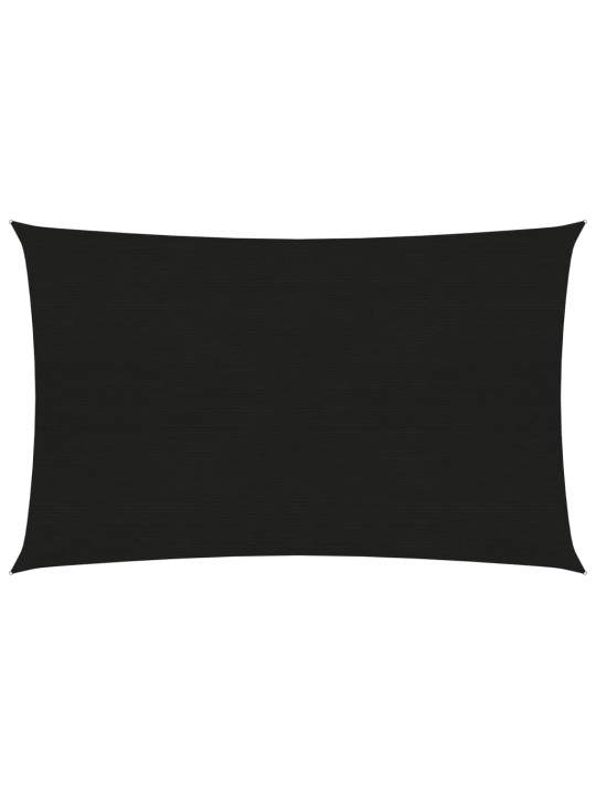 Stínící plachta 160 g/m² černá 2 x 4 m HDPE