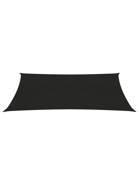 Stínící plachta 160 g/m² černá 2 x 4 m HDPE
