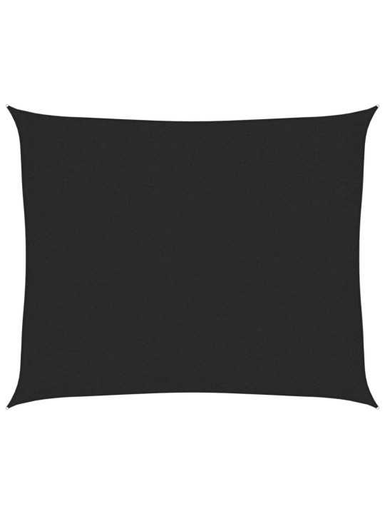 Stínicí plachta 160 g/m² černá 2,5 x 3 m HDPE