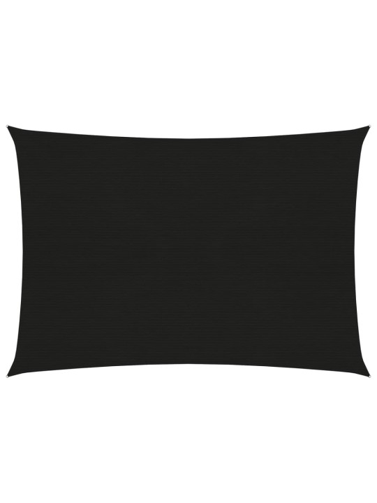 Stínící plachta 160 g/m² černá 2,5 x 3,5 m HDPE