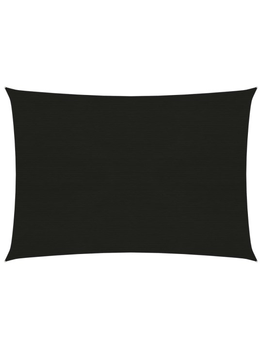 Stínící plachta 160 g/m² černá 2,5 x 4 m HDPE