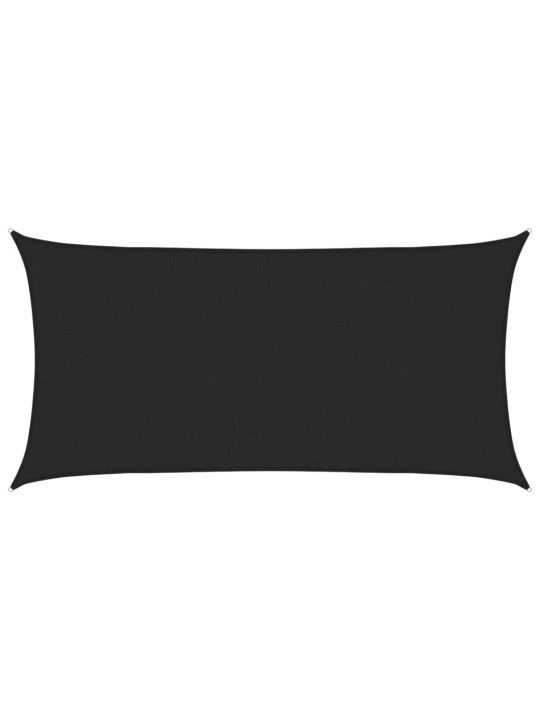 Stínící plachta 160 g/m² černá 2,5 x 5 m HDPE