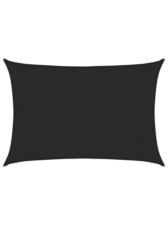 Stínící plachta 160 g/m² černá 3 x 5 m HDPE