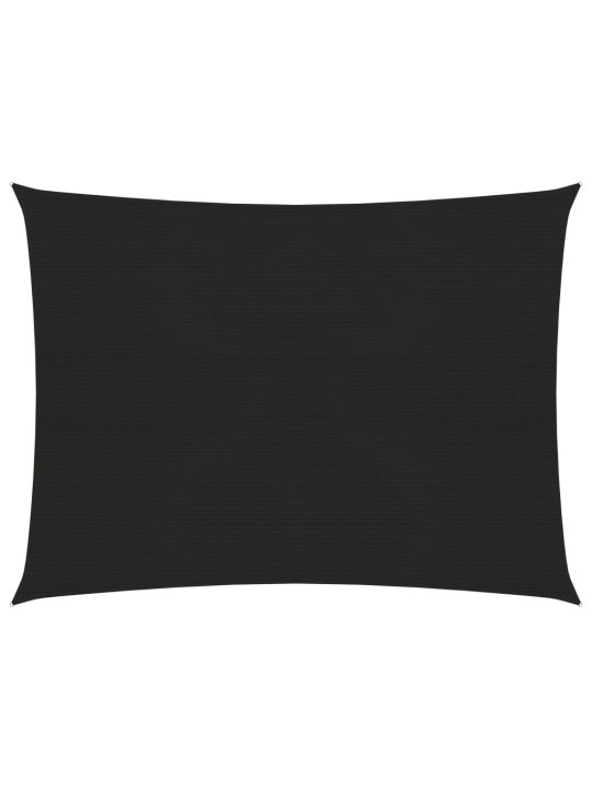 Stínící plachta 160 g/m² černá 3,5 x 4,5 m HDPE