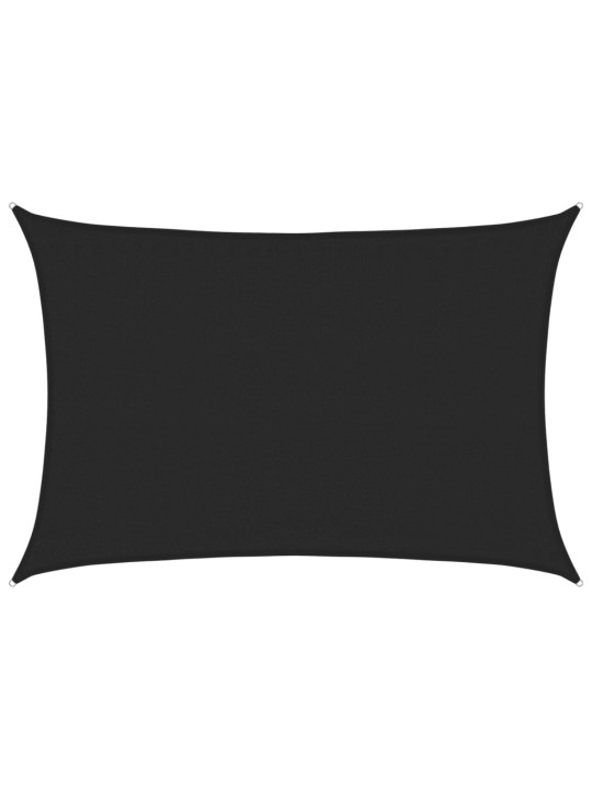 Stínící plachta 160 g/m² černá 3,5 x 5 m HDPE
