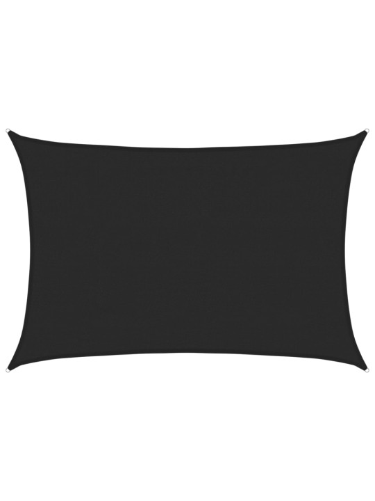 Stínící plachta 160 g/m² černá 4 x 5 m HDPE