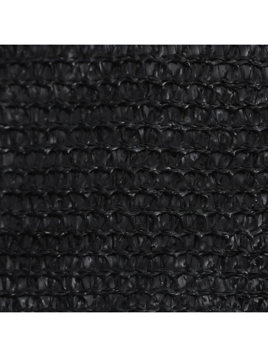 Stínící plachta 160 g/m² černá 3 x 3 x 4,2 m HDPE