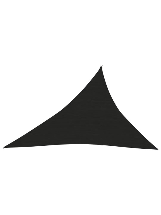 Stínící plachta 160 g/m² černá 3 x 4 x 5 m HDPE
