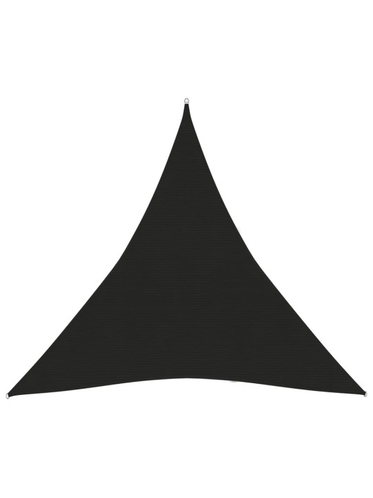 Stínící plachta 160 g/m² černá 4,5 x 4,5 x 4,5 m HDPE