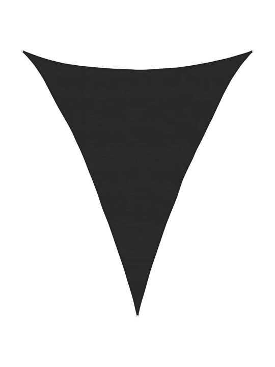 Stínicí plachta 160 g/m² trojúhelník černá 5 x 7 x 7 m hdpe