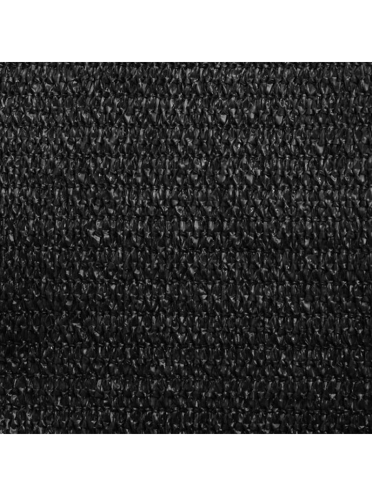 Stínicí plachta 160 g/m² trojúhelník černá 5 x 7 x 7 m hdpe