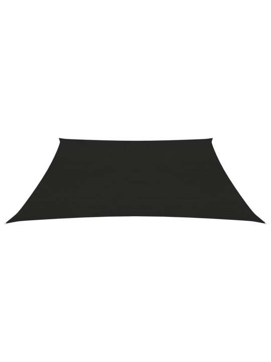 Stínící plachta 160 g/m² černá 3/4 x 3 m HDPE