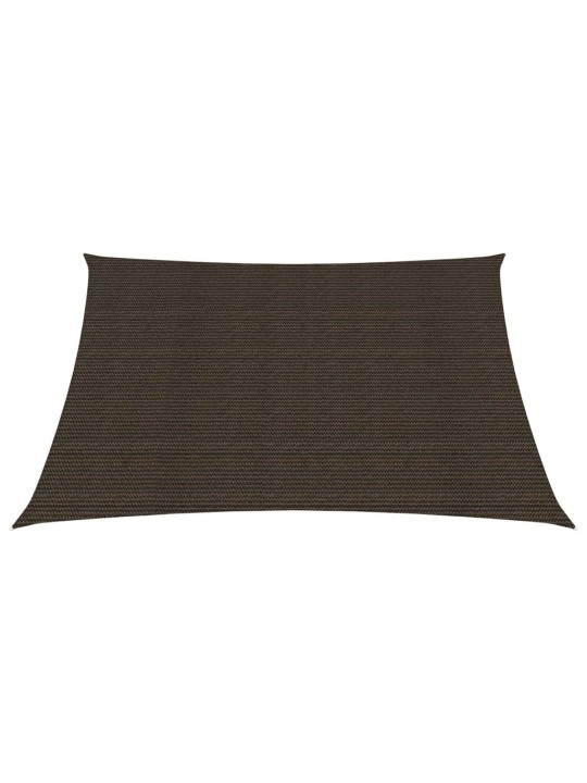 Stínící plachta 160 g/m² hnědá 2 x 2 m HDPE