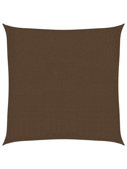 Stínící plachta 160 g/m² hnědá 3 x 3 m HDPE