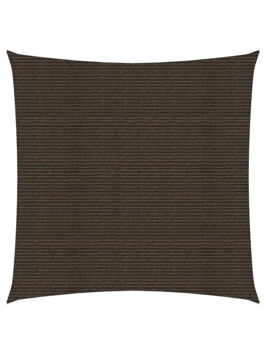 Plachta proti slunci 160 g/m² hnědá 3,6 x 3,6 m HDPE