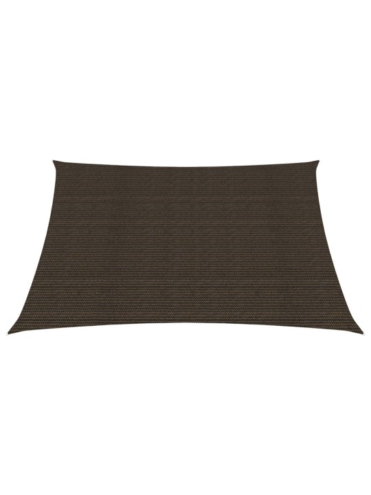 Plachta proti slunci 160 g/m² hnědá 3,6 x 3,6 m HDPE