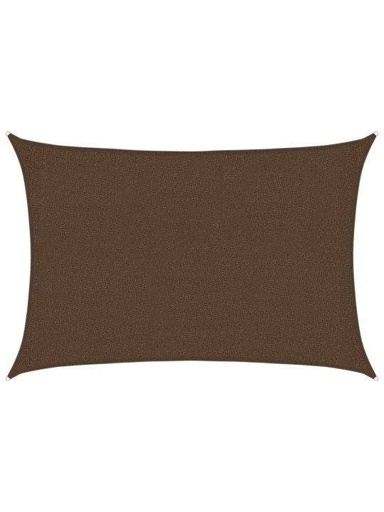 Plachta proti slunci 160 g/m² hnědá 2 x 2,5 m HDPE