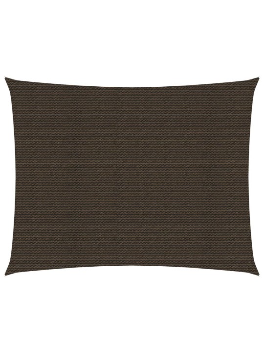 Stínící plachta 160 g/m² hnědá 2,5 x 3,5 m HDPE