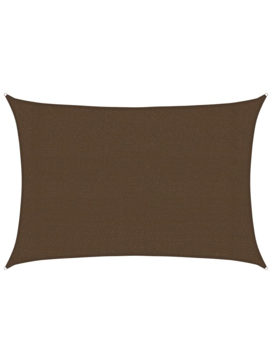 Plachta proti slunci 160 g/m² hnědá 3 x 4 m hdpe
