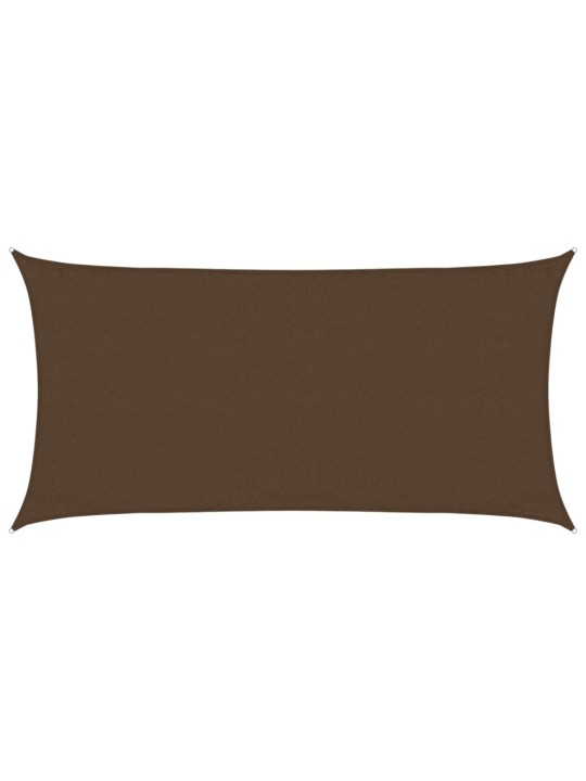 Stínící plachta 160 g/m² hnědá 3 x 6 m HDPE
