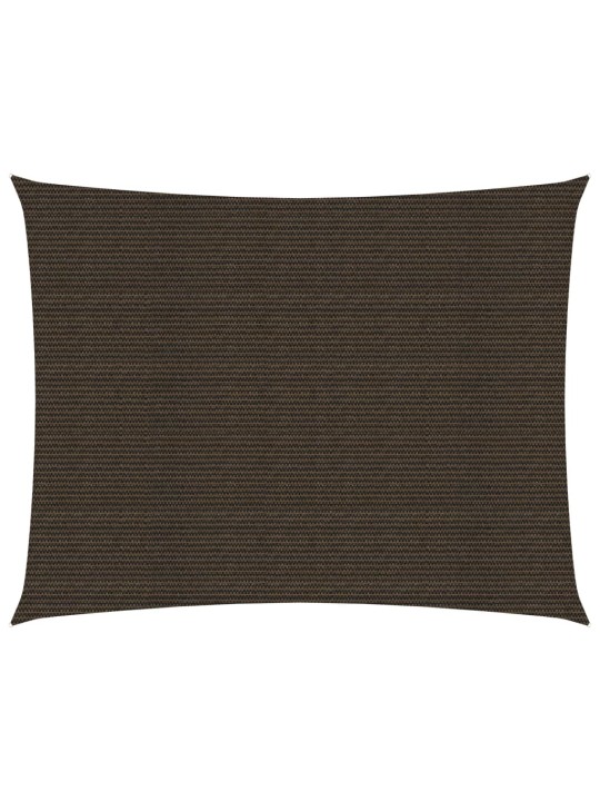 Plachta proti slunci 160 g/m² hnědá 3,5 x 4,5 m HDPE