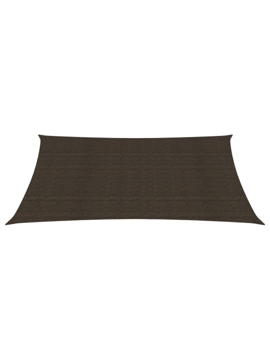 Plachta proti slunci 160 g/m² hnědá 3,5 x 4,5 m HDPE