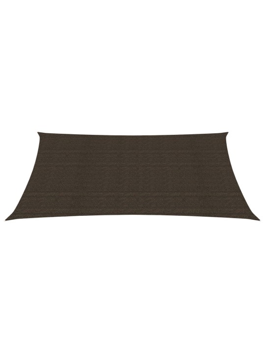 Plachta proti slunci 160 g/m² hnědá 3,5 x 5 m HDPE