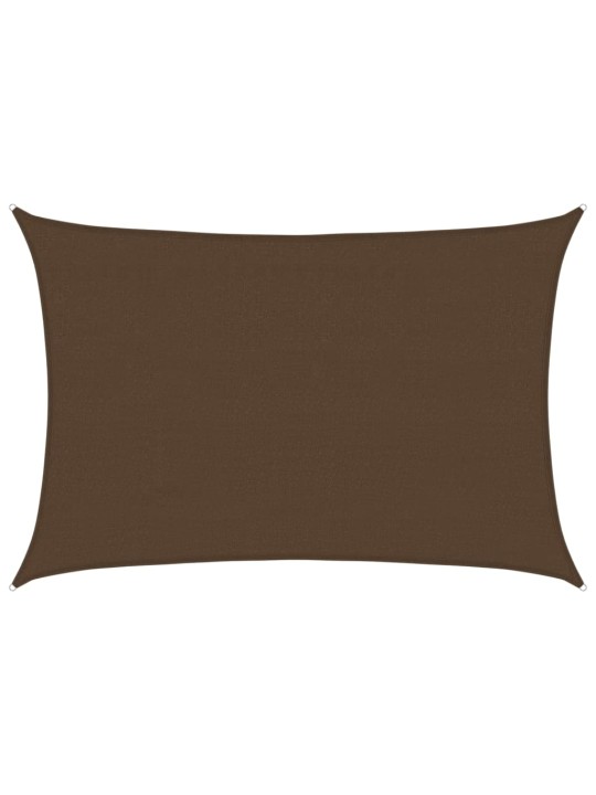 Plachta proti slunci 160 g/m² hnědá 4 x 6 m hdpe