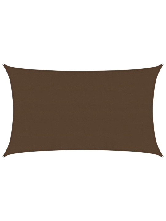 Stínicí plachta 160 g/m² hnědá 5 x 8 m hdpe
