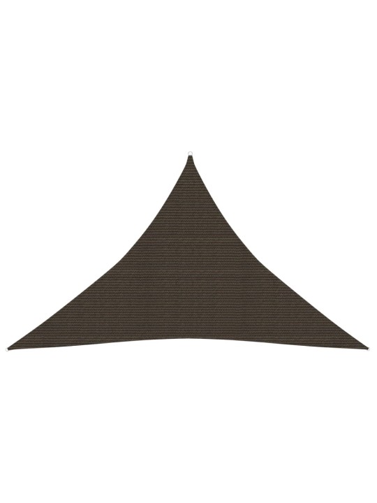 Stínící plachta 160 g/m² hnědá 2,5 x 2,5 x 3,5 m HDPE