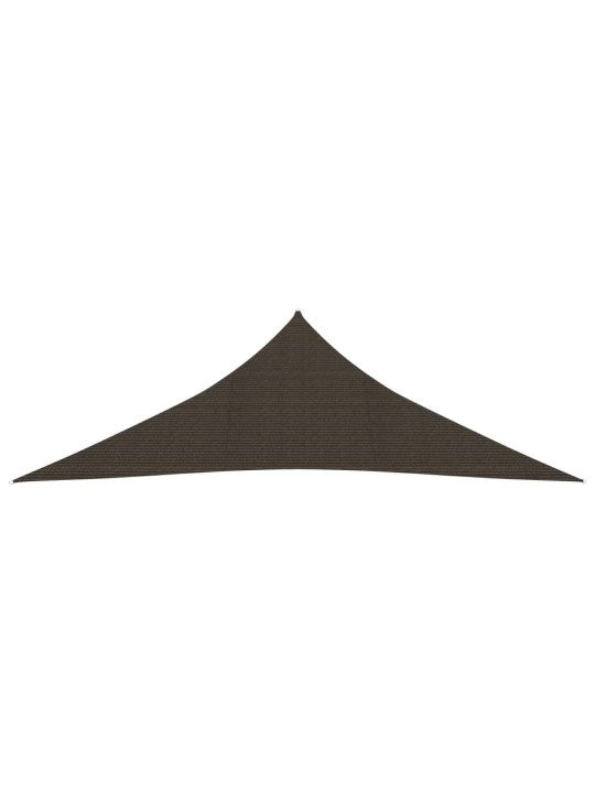 Stínící plachta 160 g/m² hnědá 2,5 x 2,5 x 3,5 m HDPE