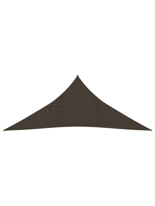 Stínící plachta 160 g/m² hnědá 3,6 x 3,6 x 3,6 m HDPE