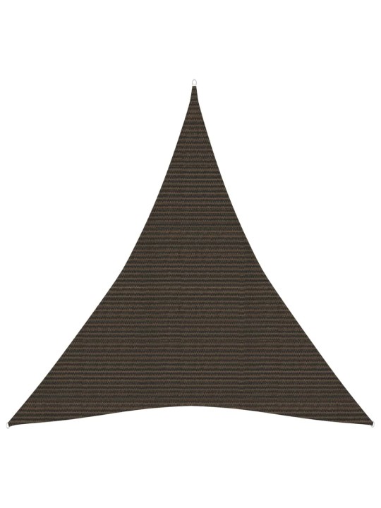 Stínící plachta 160 g/m² hnědá 3 x 4 x 4 m HDPE