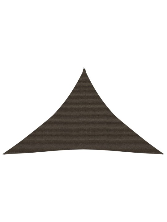 Stínicí plachta 160 g/m² hnědá 4 x 4 x 5,8 m HDPE