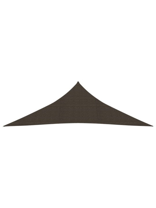 Stínicí plachta 160 g/m² hnědá 4 x 4 x 5,8 m HDPE