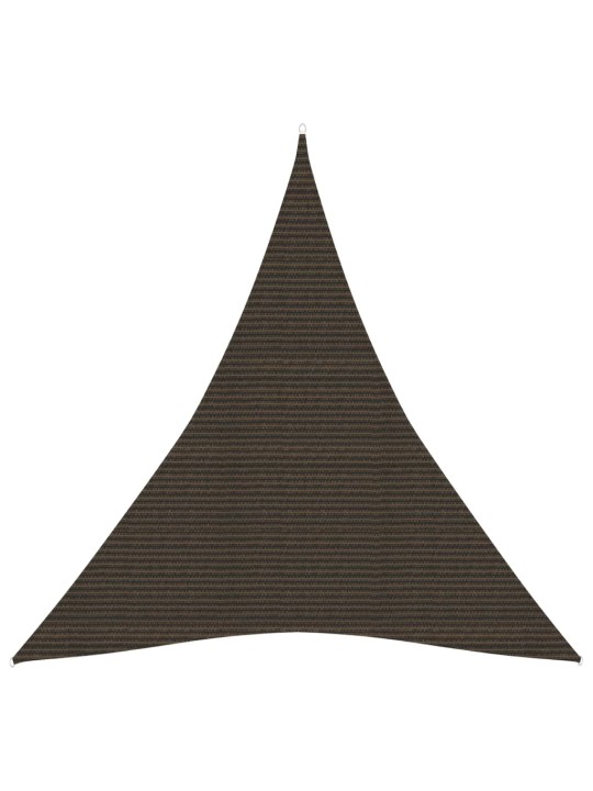 Stínící plachta 160 g/m² hnědá 4 x 5 x 5 m HDPE