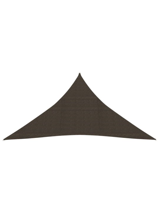Stínící plachta 160 g/m² hnědá 4 x 5 x 5 m HDPE
