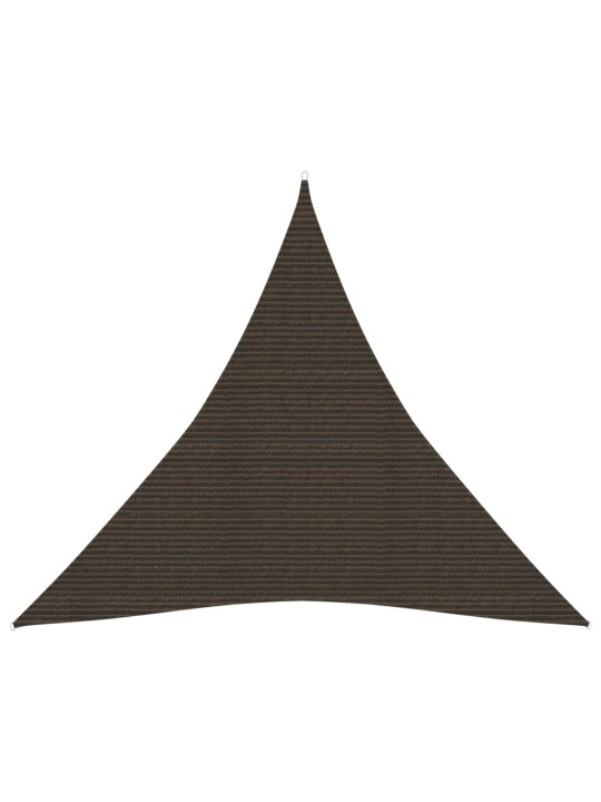 Stínící plachta 160 g/m² hnědá 5 x 5 x 5 m HDPE