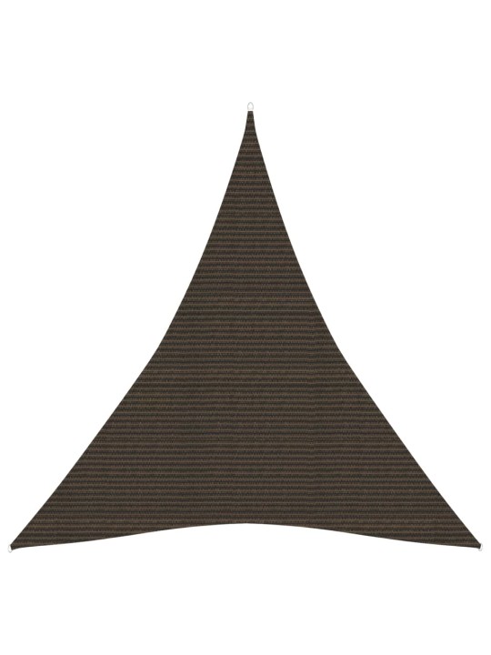 Stínící plachta 160 g/m² hnědá 5 x 6 x 6 m HDPE