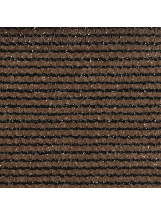 Stínicí plachta 160 g/m² lichoběžník hnědá 4/5 x 4 m hdpe