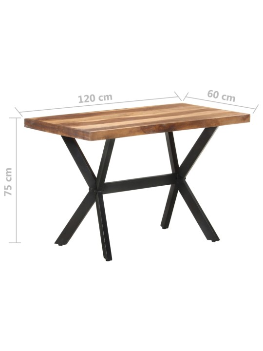 Jídelní stůl 120x60x75 cm masiv s medovou povrchovou úpravou