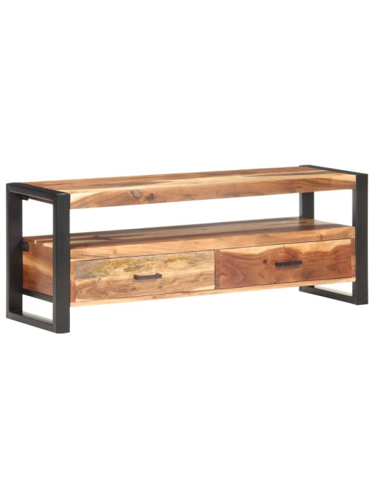 TV stolek 120x35x45 cm masiv s medovou povrchovou úpravou