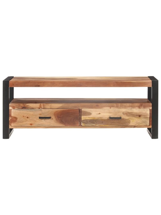 TV stolek 120x35x45 cm masiv s medovou povrchovou úpravou
