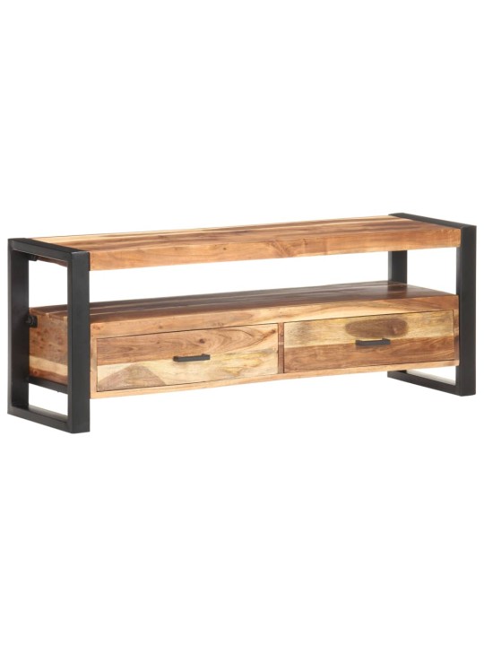 TV stolek 120x35x45 cm masiv s medovou povrchovou úpravou