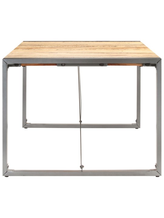 Jídelní stůl 200 x 100 x 75 cm masivní hrubé mangovníkové dřevo